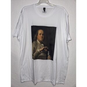 The Daily Wire LEFTIST TEARS Benjamin Franklin XL Short Sleeve T-Shirt NEW A29